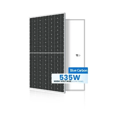 Xiav Carbon 535W High Voltage Solar Vaj Huam Sib Luag