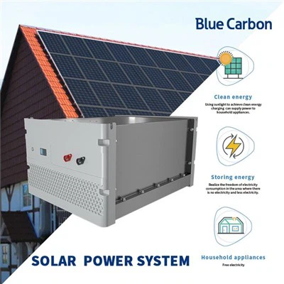 Blue Carbon Algeria Kev Lag Luam Li-ion roj teeb hnub ci 48V 100Ah
